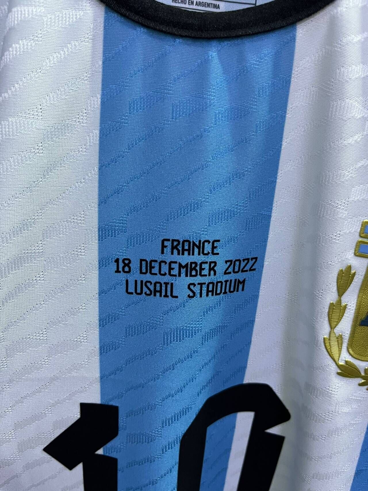 Argentina World Cup 2022 Shirt | Lionel Messi Signed Player Version