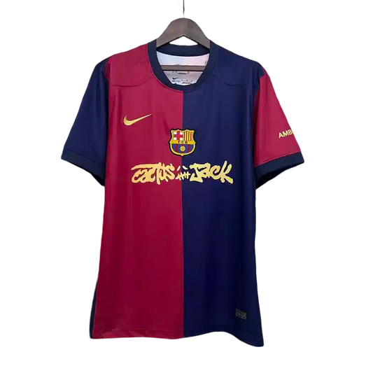 Barcelona x Travis Scott 2025 Home Jersey